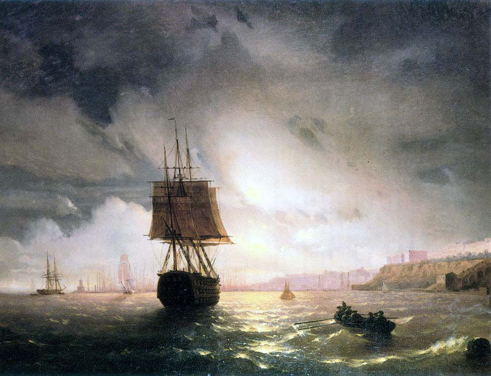 Harbour At Odessa On The Black Sea